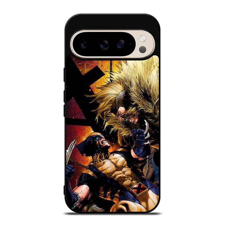 WOLVERINE VS SABRETOOTH Google Pixel 9 Pro Case Cover