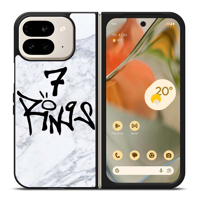 7 RINGS ARIANA GRANDE MARBLE Google Pixel 9 Pro Fold Case Cover