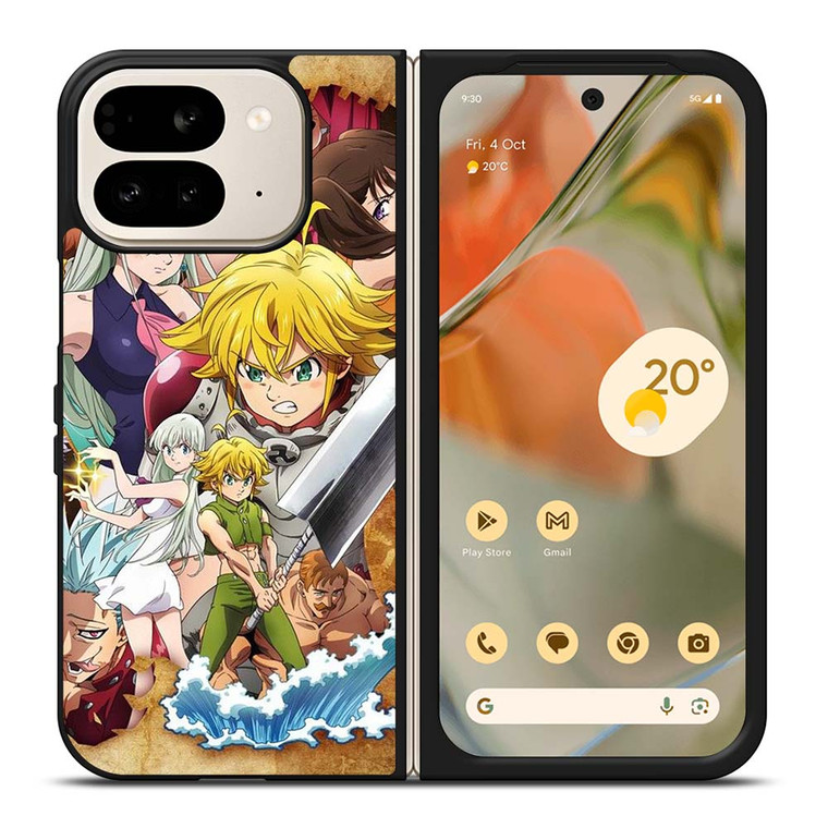 7 SEVEN DEADLY SINS ANIME CHARACTER Google Pixel 9 Pro Fold Case Cover