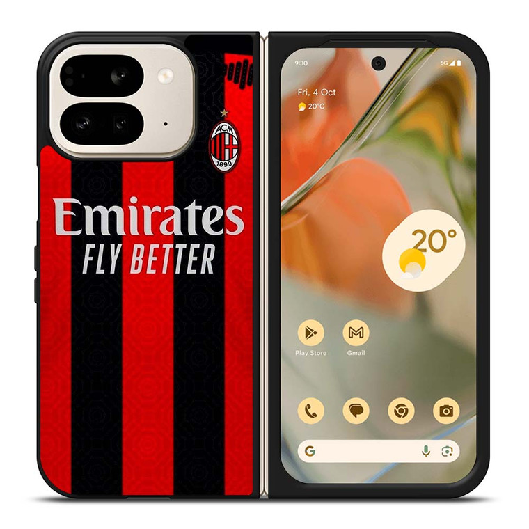 AC MILAN 2020 HOME JERSEY Google Pixel 9 Pro Fold Case Cover