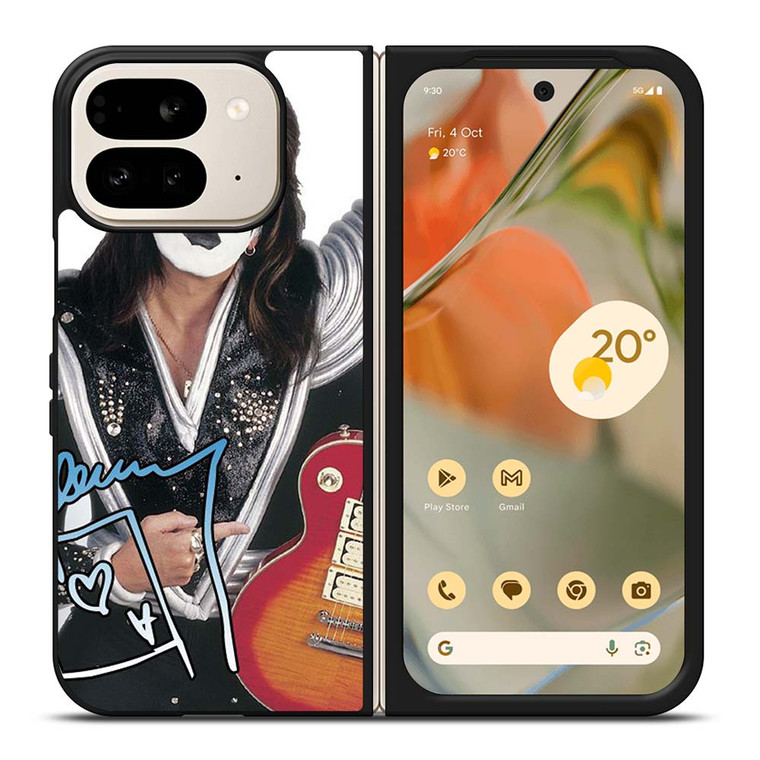 ACE FREHLEY AND GUITAR KISS BAND  Google Pixel 9 Pro Fold Case Cover