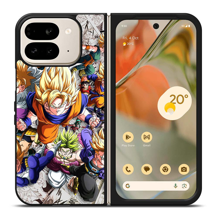 ALL SAIYAN DRAGON BALL Google Pixel 9 Pro Fold Case Cover