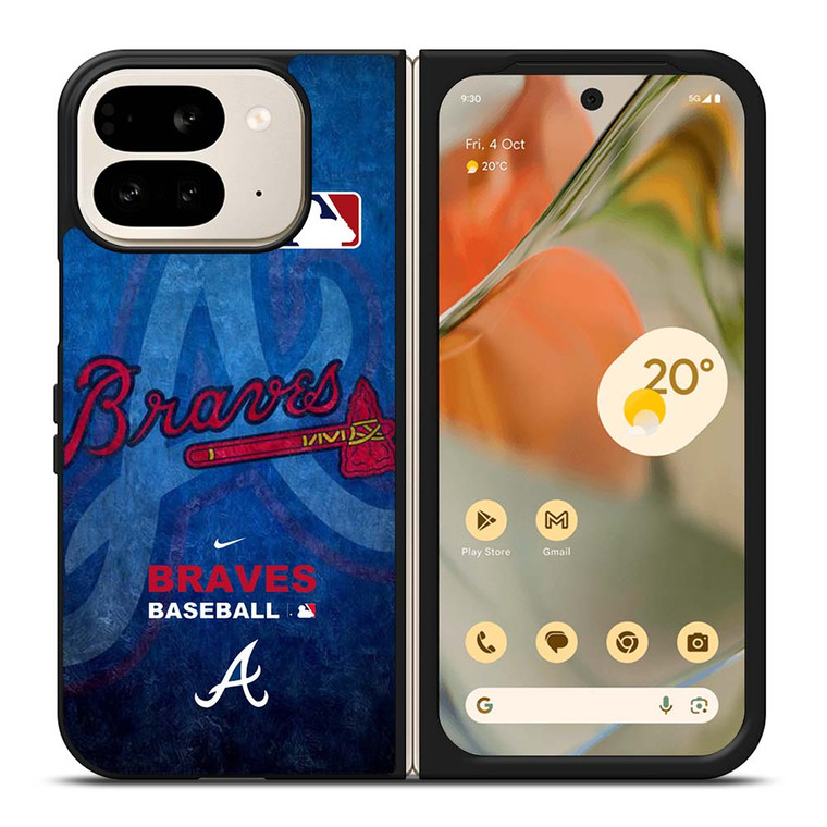 ATLANTA BRAVES LOGO MLB Google Pixel 9 Pro Fold Case Cover