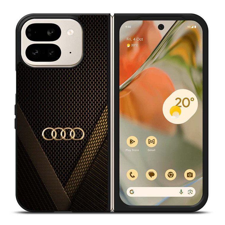 AUDI GOLD LOGO Google Pixel 9 Pro Fold Case Cover