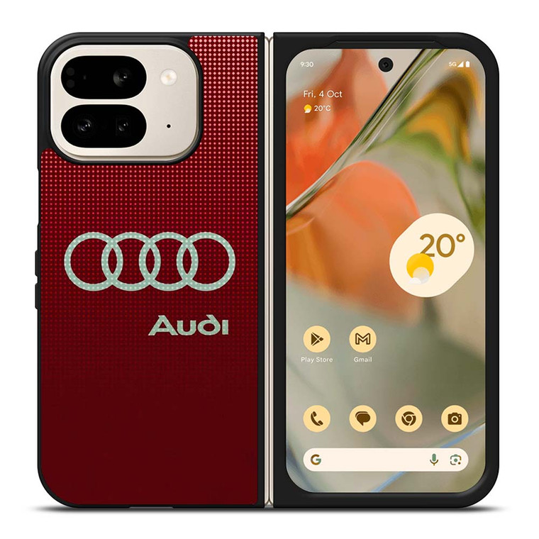 AUDI LOGO RED Google Pixel 9 Pro Fold Case Cover