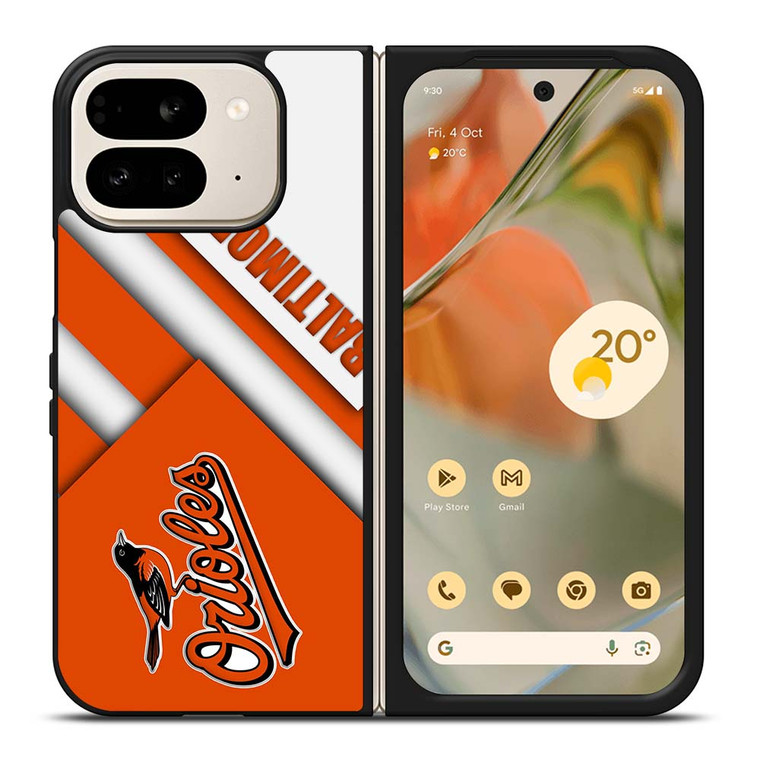 BALTIMORE ORIOLES BASEBALL LOGO Google Pixel 9 Pro Fold Case Cover