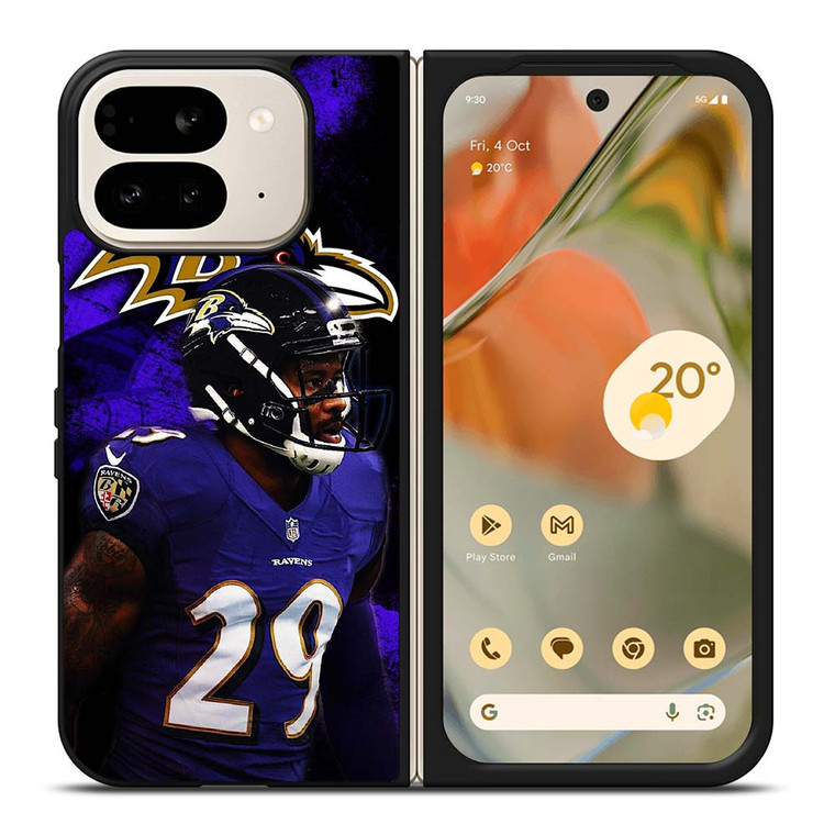 BALTIMORE RAVENS MARLON HUMPHREY 29 NFL Google Pixel 9 Pro Fold Case Cover