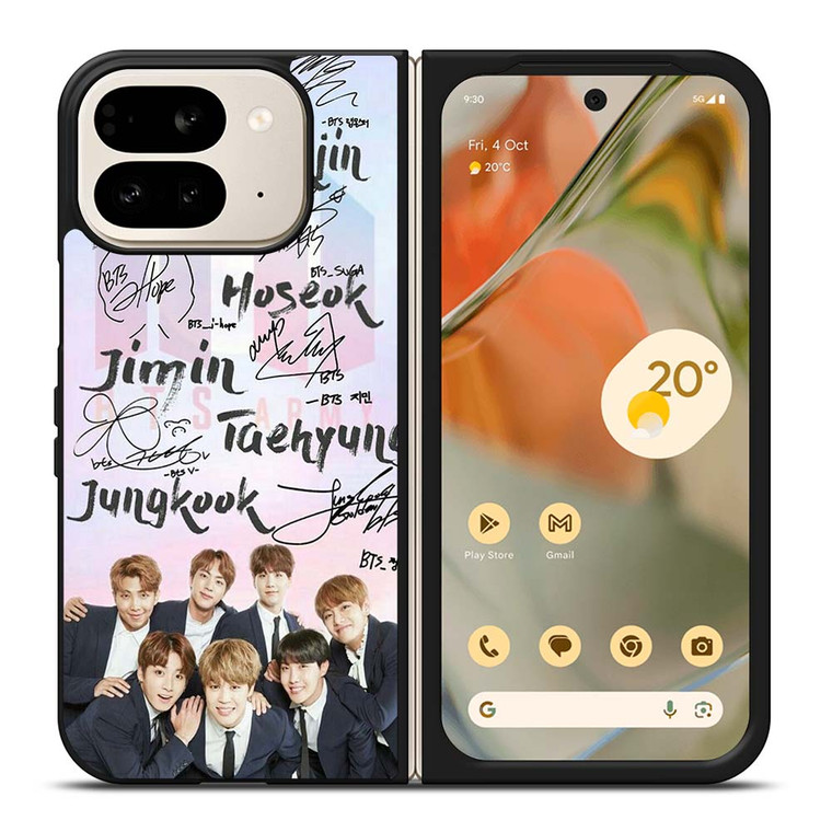 BANGTAN BOYS BTS SIGNATURE Google Pixel 9 Pro Fold Case Cover