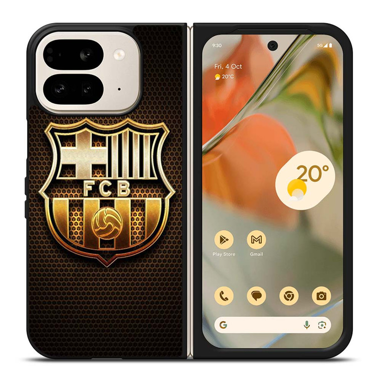 BARCELONA FC GOLD LOGO Google Pixel 9 Pro Fold Case Cover