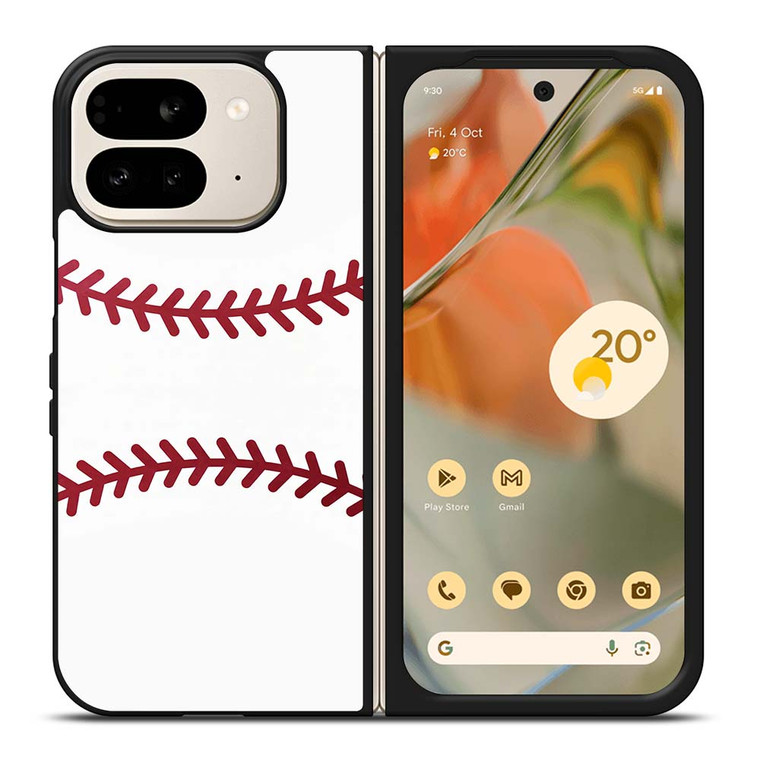 BASEBALL RED STITCHING Google Pixel 9 Pro Fold Case Cover