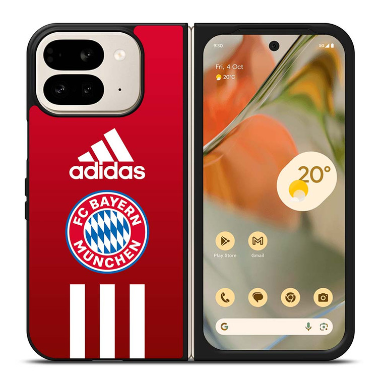 BAYERN MUNCHEN FC ADIDAS STRIPES Google Pixel 9 Pro Fold Case Cover