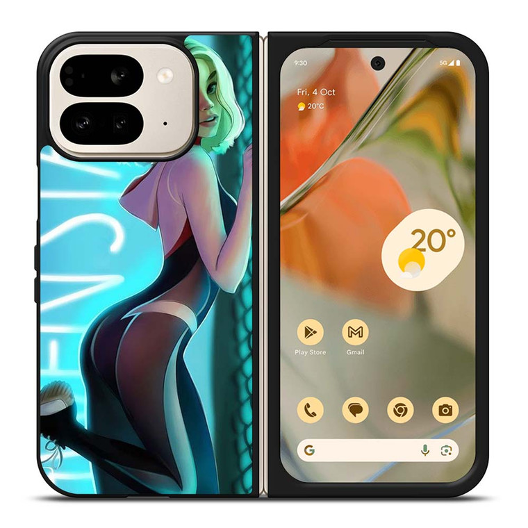 BEAUTIFUL SPIDER GWEN STACY SPIDER WOMEN VERSE Google Pixel 9 Pro Fold Case Cover