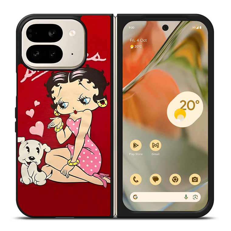 BETTY BOOP SMOOCHES Google Pixel 9 Pro Fold Case Cover