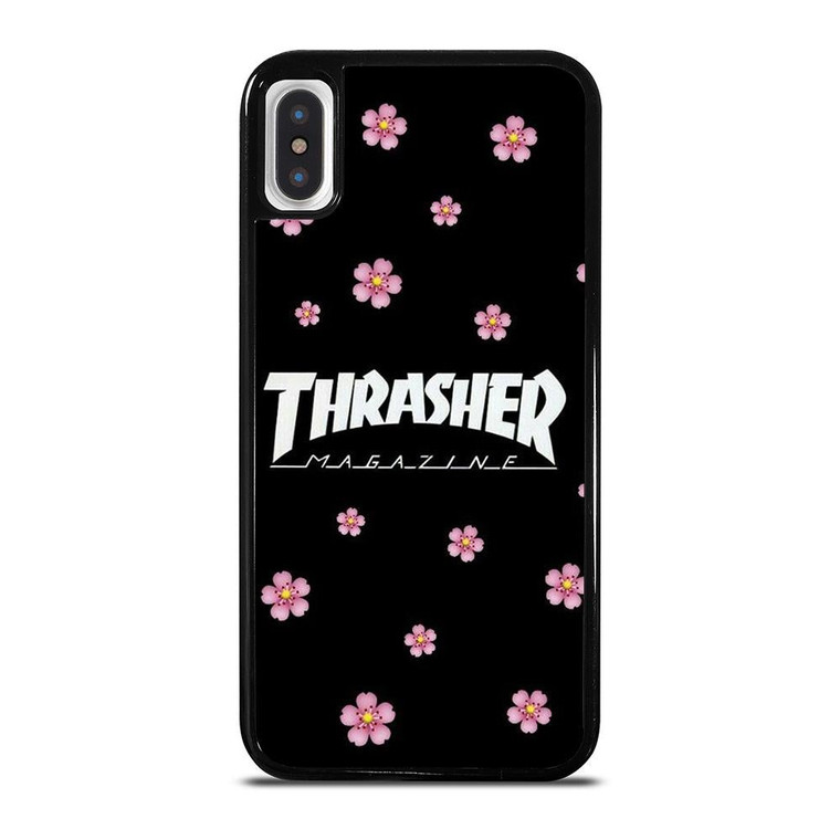 THRASHER SAKURA FLOWER iPhone XS Max Case Cover