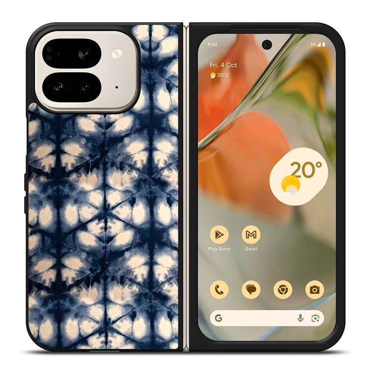 BLUE WILDFLOWER PATTERN Google Pixel 9 Pro Fold Case Cover