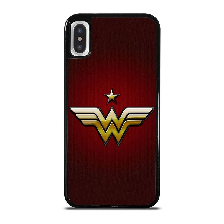 WONDER WOMAN LOGO DC iPhone XS Max Case Cover