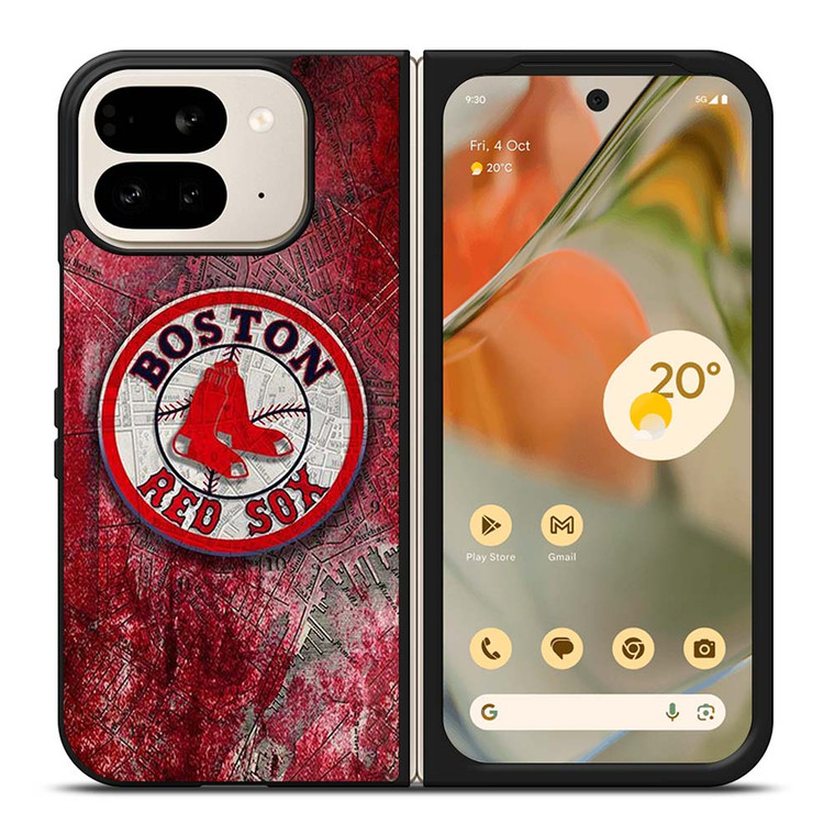 BOSTON RED SOX MLB LOGO Google Pixel 9 Pro Fold Case Cover