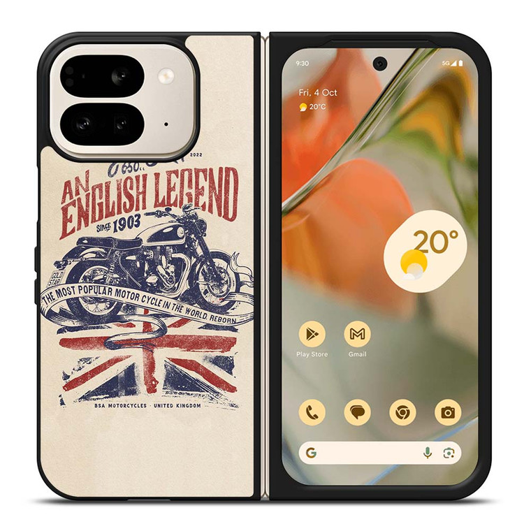 BSA MOTORCYCLE BRITISH GOLD STAR Google Pixel 9 Pro Fold Case Cover