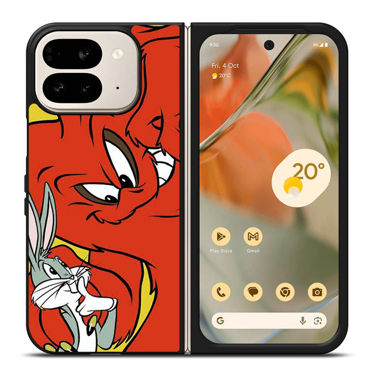 BUGS BUNNY AND GOSSAMER RED Google Pixel 9 Pro Fold Case Cover
