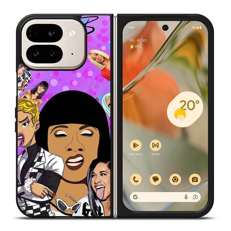 CARDI B CARTOON Google Pixel 9 Pro Fold Case Cover