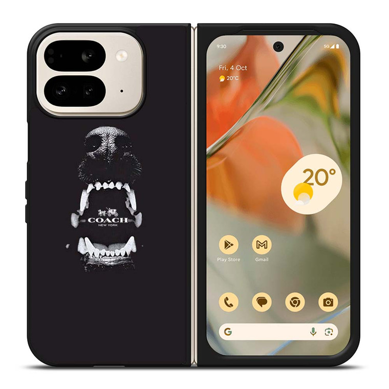 COACH NEW YORK LOGO DOG Google Pixel 9 Pro Fold Case Cover