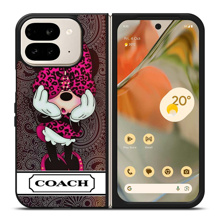 COACH NEW YORK MINNIE MOUSE CUTE Google Pixel 9 Pro Fold Case Cover
