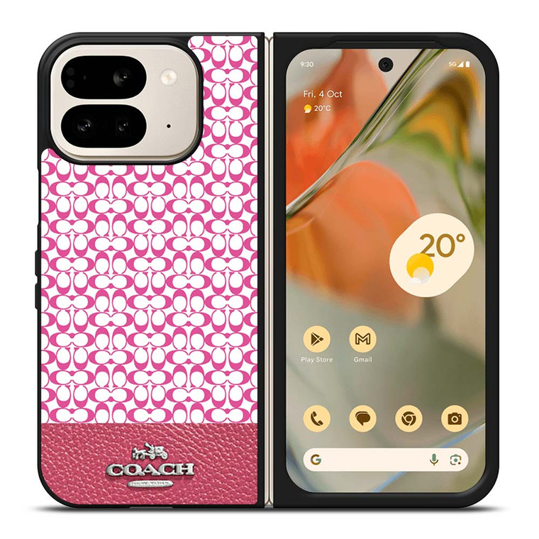 COACH NEW YORK PINK Google Pixel 9 Pro Fold Case Cover