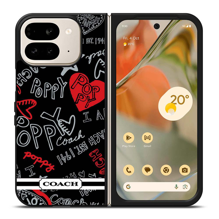 COACH NEW YORK POPPY Google Pixel 9 Pro Fold Case Cover