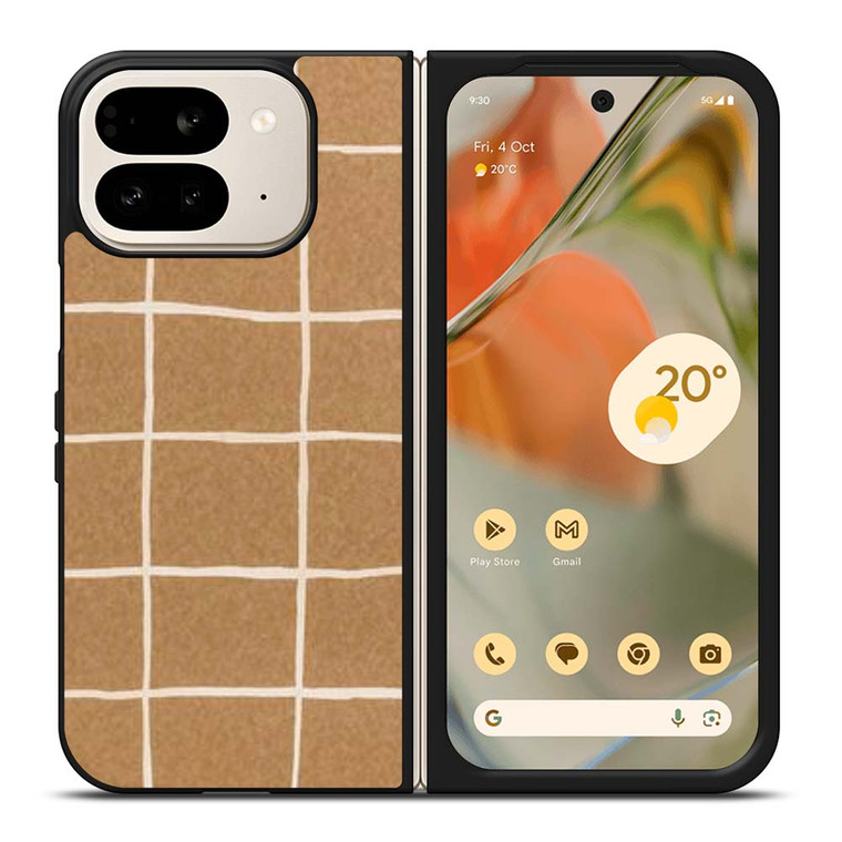 COQUETTE BROWN PATTERN Google Pixel 9 Pro Fold Case Cover