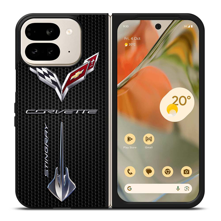 CORVETTE STINGRAY LOGO Google Pixel 9 Pro Fold Case Cover