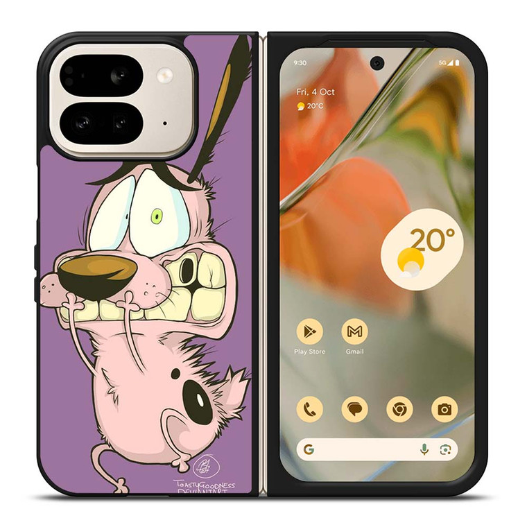 COURAGE THE COWARDLY DOG Google Pixel 9 Pro Fold Case Cover