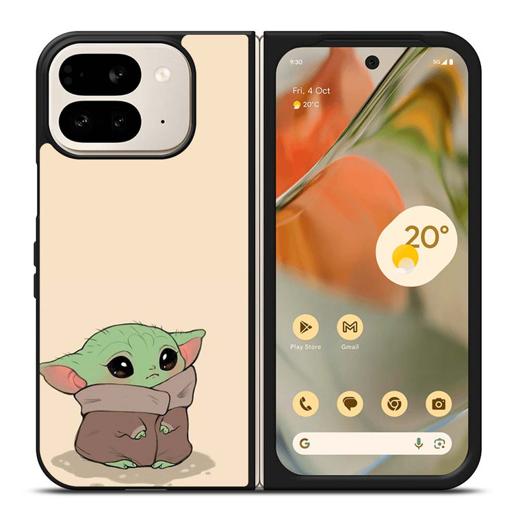 CUTE BABY YODA STAR WARS CARTOON Google Pixel 9 Pro Fold Case Cover