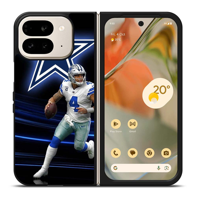 DAK PRESCOTT 4 DALLAS COWBOYS Google Pixel 9 Pro Fold Case Cover