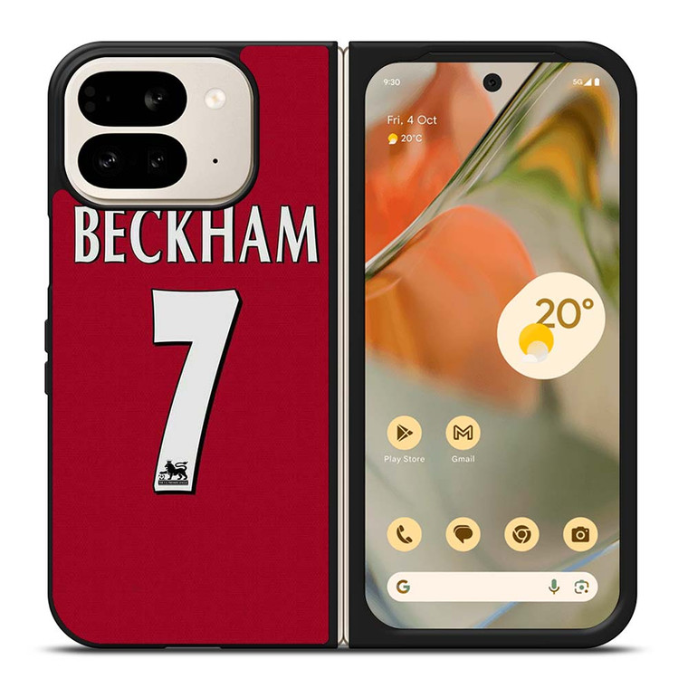 DAVID BECKHAM JERSEY MANCHESTER UNITED Google Pixel 9 Pro Fold Case Cover