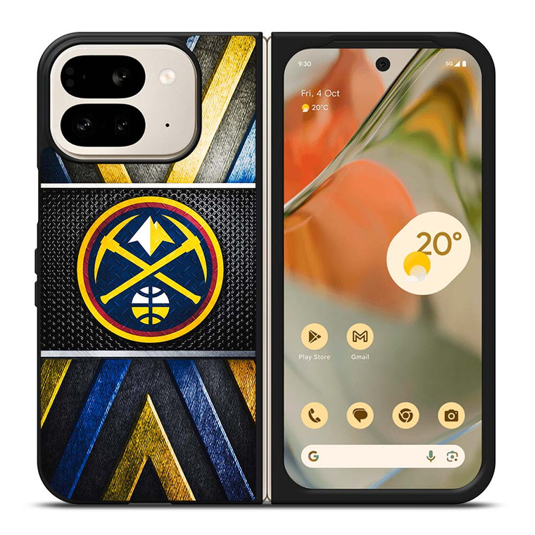 DENVER NUGGETS METAL LOGO Google Pixel 9 Pro Fold Case Cover