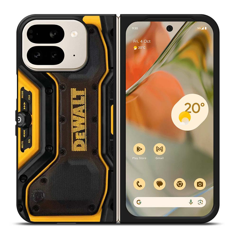 DEWALT TOOL LOGO BLUETOOTH RADIO ICON Google Pixel 9 Pro Fold Case Cover