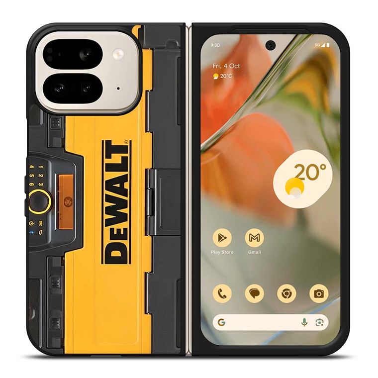 DEWALT TOOL LOGO ICON BLUETOOTH RADIO Google Pixel 9 Pro Fold Case Cover