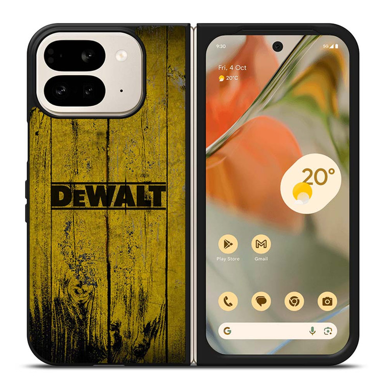 DEWALT WOODEN LOGO Google Pixel 9 Pro Fold Case Cover