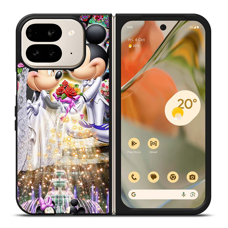 DISNEY MICKEY AND MINI MOUSE Wedding Google Pixel 9 Pro Fold Case Cover