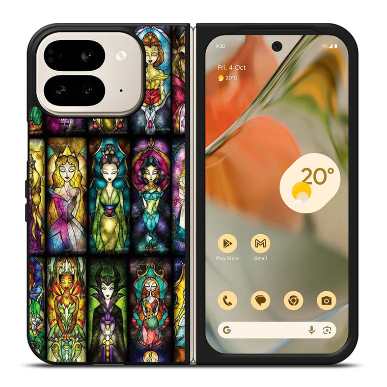 DISNEY PRINCESS STAINED GLASS Google Pixel 9 Pro Fold Case Cover