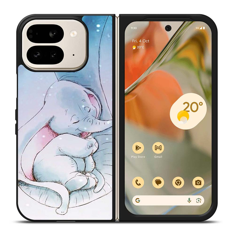 DUMBO AND MOM ART Google Pixel 9 Pro Fold Case Cover