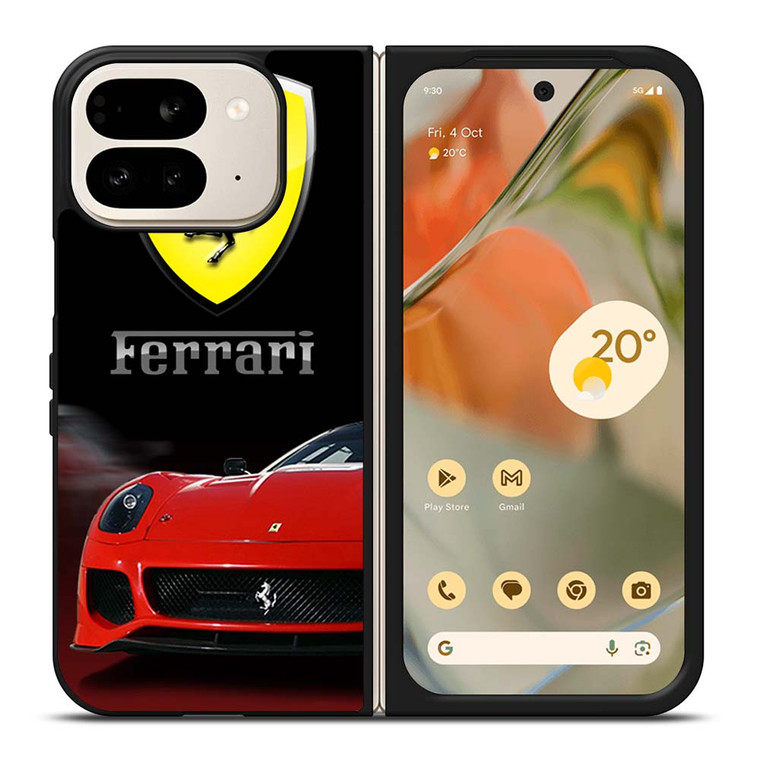 FERRARI RED CAR Google Pixel 9 Pro Fold Case Cover