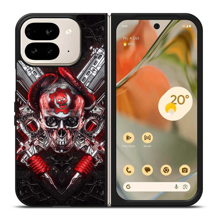 GEARS OF WAR ENGINE SKULL Google Pixel 9 Pro Fold Case Cover