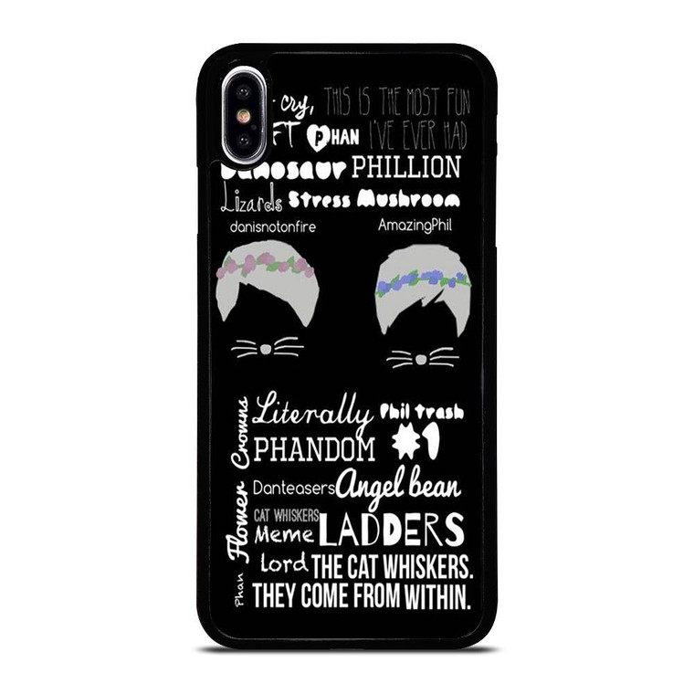 DAN AND PHIL QOTE iPhone XS Max Case Cover