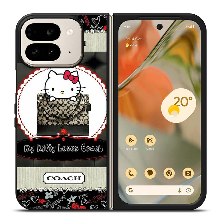 HELLO KITTY LOVES COACH Google Pixel 9 Pro Fold Case Cover
