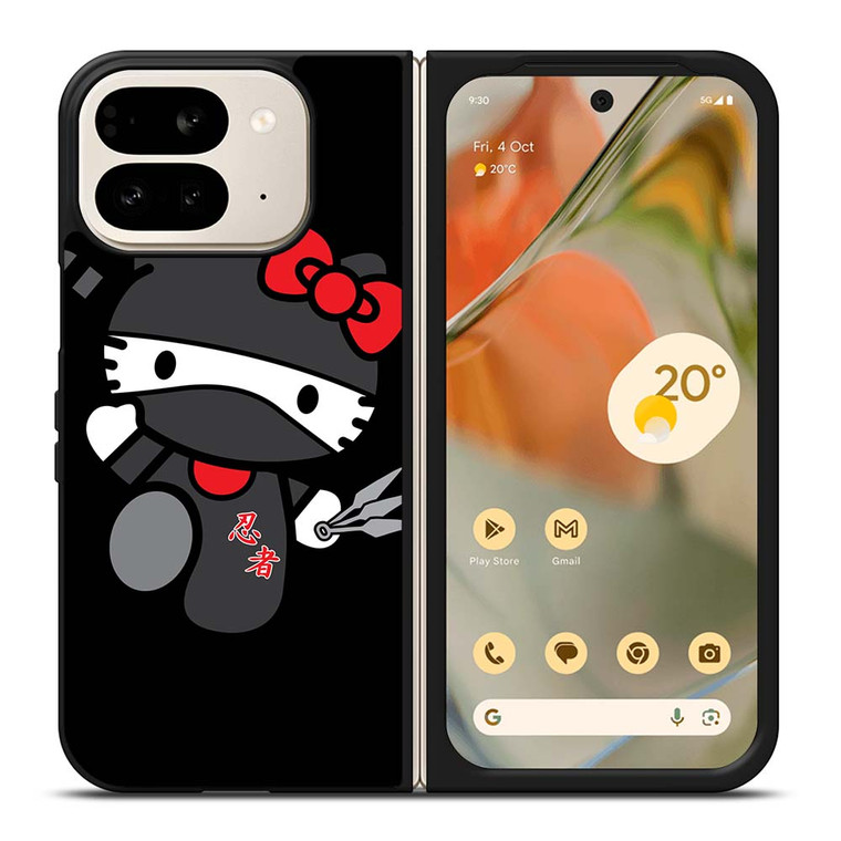 HELLO KITTY NINJA BLACK Google Pixel 9 Pro Fold Case Cover