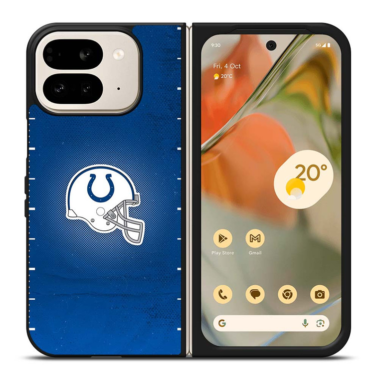 INDIANAPOLIS COLTS NFL HELMET Google Pixel 9 Pro Fold Case Cover