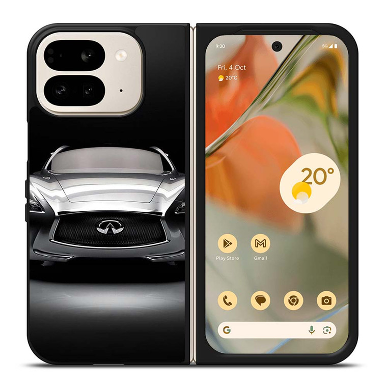 INFINITI WHITE CAR Google Pixel 9 Pro Fold Case Cover