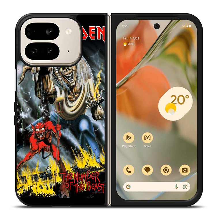 IRON MAIDEN THE NUMBER OF THE BEAST Google Pixel 9 Pro Fold Case Cover