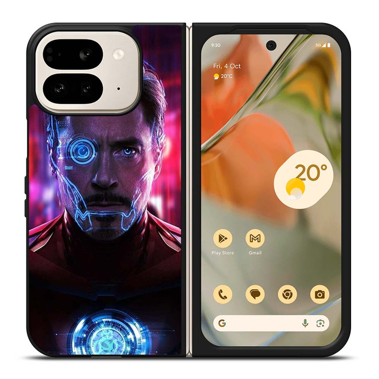 IRON MAN AVENGERS TONY STARK FACE Google Pixel 9 Pro Fold Case Cover
